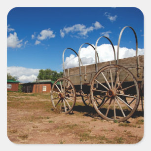 Nordamerika, USA, Arizona, Navajo Indianer 2 Quadratischer Aufkleber