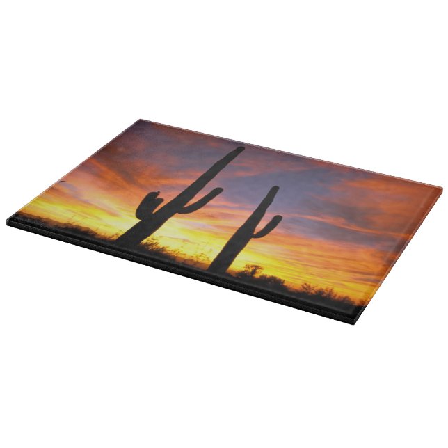 Nordamerika, USA, Arizona, Sonoran Wüste. Schneidebrett (Ecke)