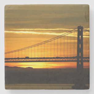 Nordamerika, USA, Kalifornien, San Francisco.3 Steinuntersetzer