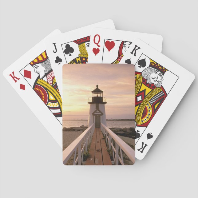 Nordamerika, USA, Massachusetts, Nantucket 4 Spielkarten (Rückseite)