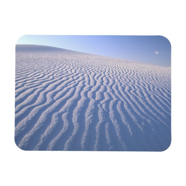 Nordamerika, USA, New Mexico, Weiße Sanddünen Magnet (Horizontal)