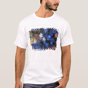 Nordamerika, USA, NH, Blätter in einem Teich daneb T-Shirt