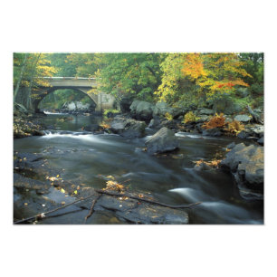 Nordamerika, USA, NH, Die Brücke bei Packers Fotodruck