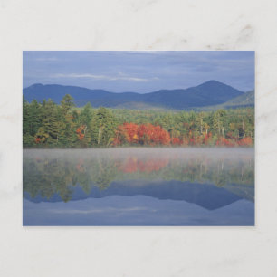 Nordamerika, USA, NH, Herbstreflexionen in Postkarte