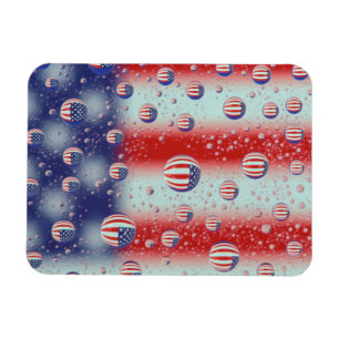 Nordamerika, USA, WA, Redmond, US-Flagge Magnet