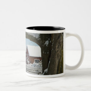 Nordamerika, USA, WA, Whidbey Insel. 2 Zweifarbige Tasse