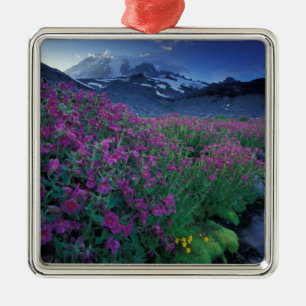 Nordamerika, USA, Washington, Mt. Rainier 6 Ornament Aus Metall