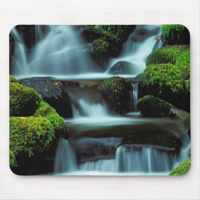 Nordamerika; USA; Washington, Sol Duc Cascade Mousepad (Vorne)