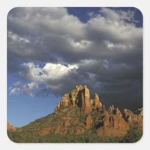 Nordamerika, Vereinigte Staaten, Arizona, Sedona. Quadratischer Aufkleber