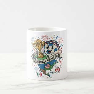 Nordamerikanische Fußballfeier Kaffeetasse