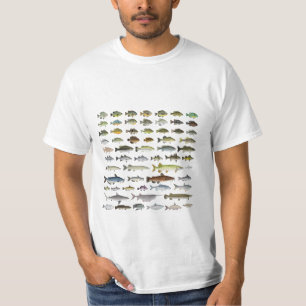 Nordamerikanische Süßwasserfischgruppe T-Shirt