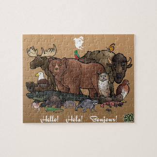 Nordamerikanische Tiere - Puzzle