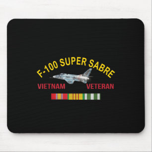 Nordamerikanischer F-100 Super Säbel Vietnam Veter Mousepad