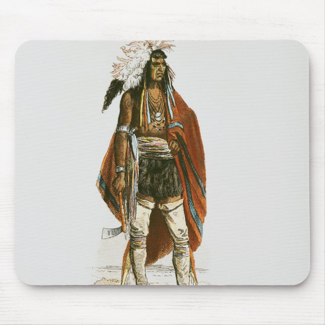 Nordamerikanischer Inder Mousepad (Vorne)