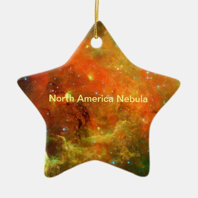 Nordamerikanischer Nebel Keramik Ornament (Vorne)