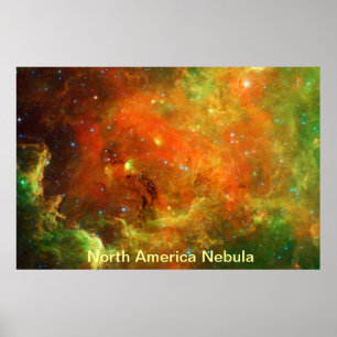 Nordamerikanischer Nebel Poster