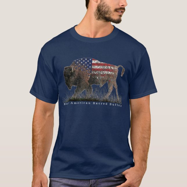 Nordamerikanischer Sacro Buffalo Cany T - Shirt (Vorderseite)