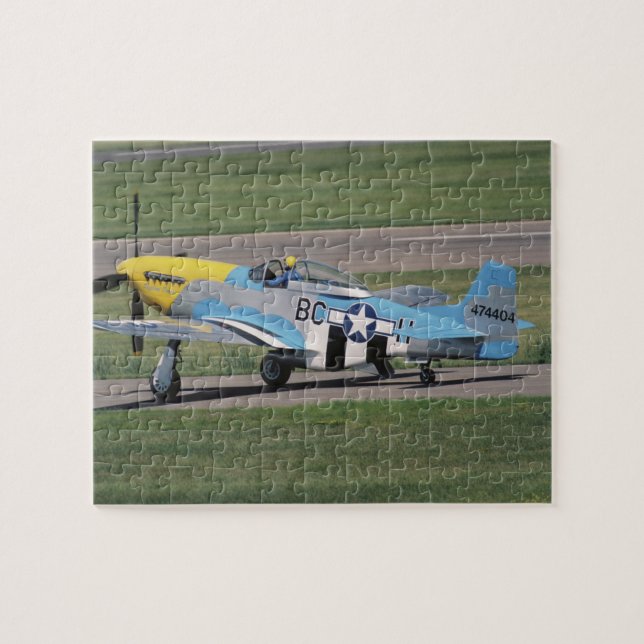 Nordamerikanisches P-51 D, das Donna auf blendet (Horizontal)