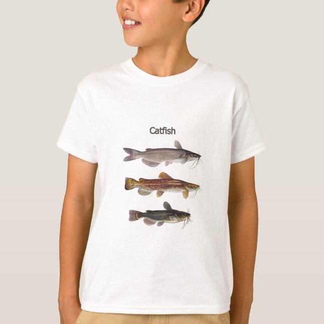 Nordamerikanisches Wels-Logo T-Shirt (Vorderseite)
