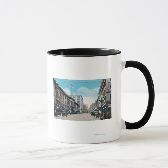 Nordansicht der 2. Ave von der Universität St. Tasse (Rechts)