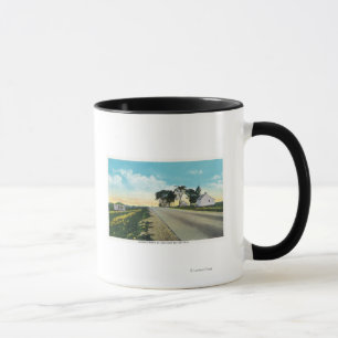 Nordansicht von Saratoga Schlachtfeld Tasse