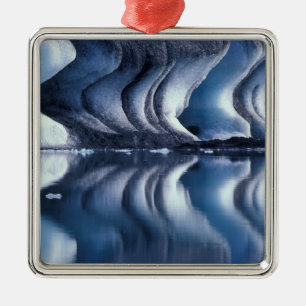 Nordatlantik, Island, Breioamerkurjokull 2 Silbernes Ornament
