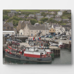 Nordatlantischer Hafen von Stromness Fotoplatte