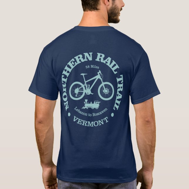 Nordbahnhof (Radweg) T-Shirt (Rückseite)