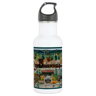 "Nordbelichtung" ~ Roslyn, Washington Trinkflasche