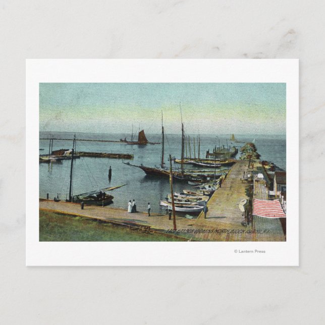 Nordblick vom Osthafen Postkarte (Vorderseite)