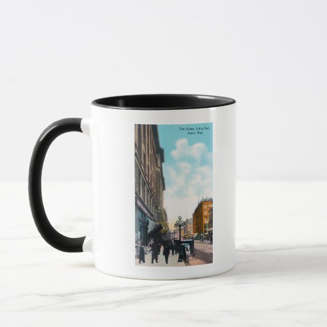 Nordblick von der ersten Straße Tasse (Links)