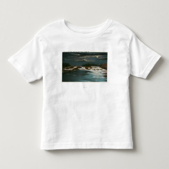 Nordbrücken-Ansicht der Fälle nachts Kleinkind T-shirt (Vorderseite)