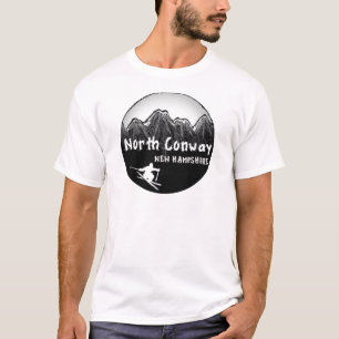 NordConway New Hampshire-Skifahrer T-Shirt