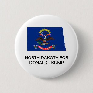 NORDDAKOTA FÜR DONALD TRUMP 2020 BUTTON