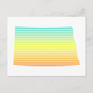 Norddakota-Kälte Postkarte