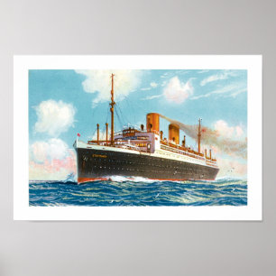 Norddeutsch-Lloyd ssStuttgart Plakat