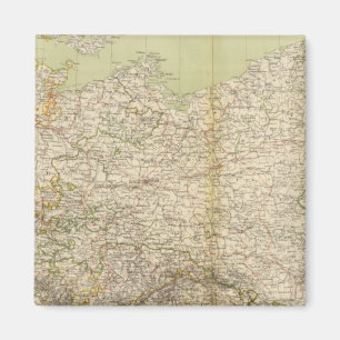 Norddeutsche Atlaskarte Magnet