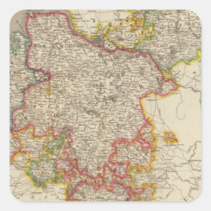 Norddeutschland Quadratischer Aufkleber
