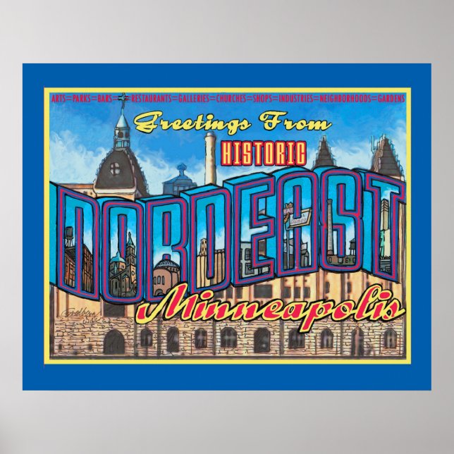 NORDEAST MINNEAPOLIS POSTER (Vorne)