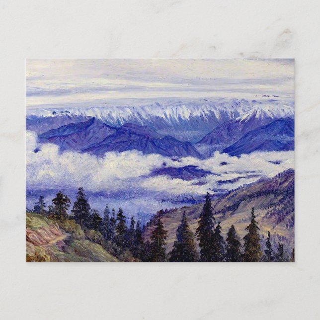 Norden - Gebirge aus Narkanda bei Simla Postkarte (Vorderseite)
