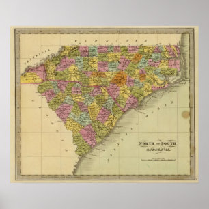 Norden und South Carolina 6 Poster