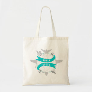 Norden zur SüdTasche Tragetasche