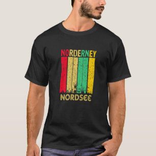 Norderney Nordsee Skyline für Touristen und Backgr T-Shirt