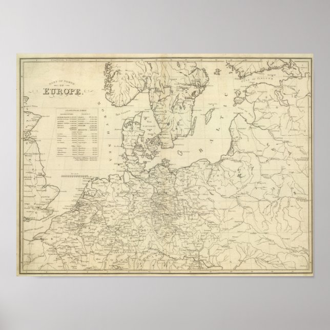 Nordeuropa Poster (Vorne)