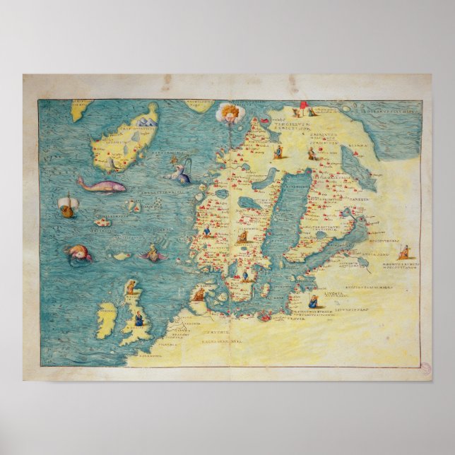 Nordeuropa Poster (Vorne)