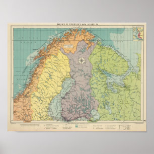 Nordeuropäische Häfen Poster
