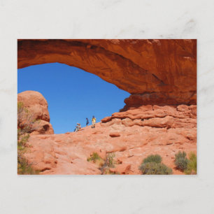 Nordfenster im Arches Nationalpark Postkarte