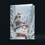 NORDFLICKER SNOWMAN - WINTERWONDERLAND FEIERTAGSKARTE<br><div class="desc">Northern Flicker Snowman Diese Weihnachtskarte ist eine atemberaubende Erinnerung der Schönheit und Gnade während der Feriensaison. Der Northern Flicker Snowman entflippt ein Gefühl von Verwunderung und Freude und inspiriere uns alle, diese magische Zeit des Jahres zu begrüßen. Machen Sie sich bereit, dieses Weihnachtsfest mit unserer schönen Snowman Weihnachtskarte Freude und...</div>