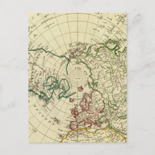 Nordhalbkugel 2 postkarte