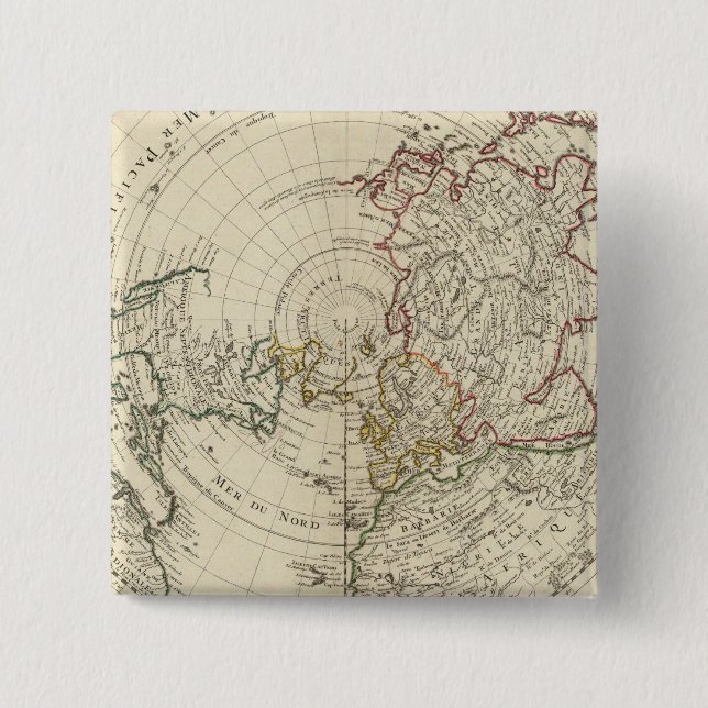 Nordhalbkugel Button (Vorderseite)